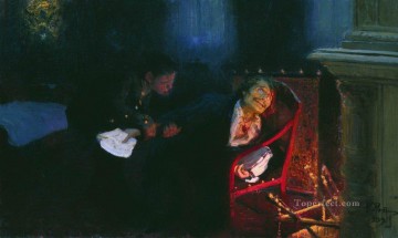  1909 Pintura - la autoinmolación de gogol 1909 Ilya Repin